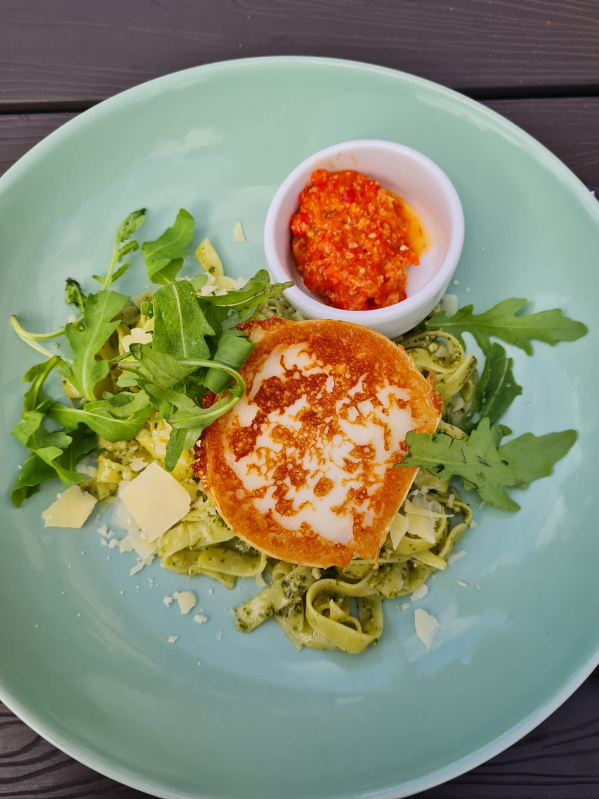 A pasta dish.