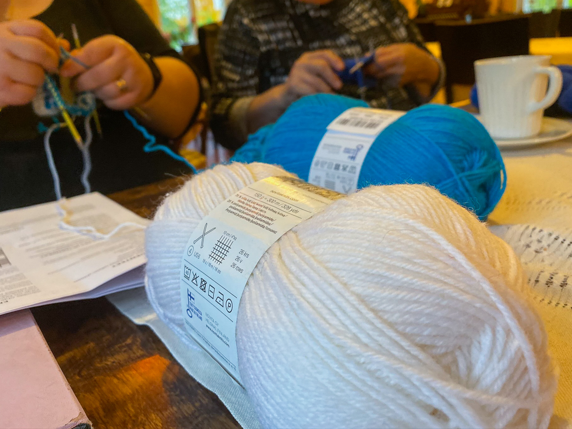 The craft club meets
