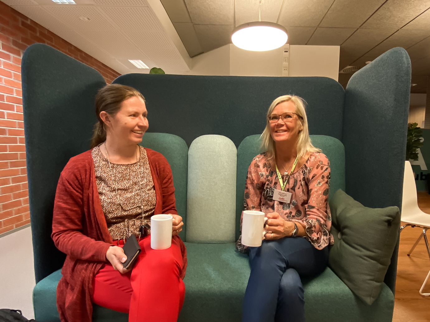 Business Advisor Sanna Kiuru and Community Manager Ulla Aaltonen